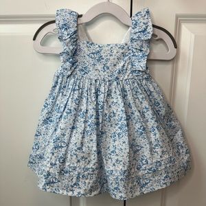 Janie and Jack Ditsy Floral Dress (Size 6-12 Months)